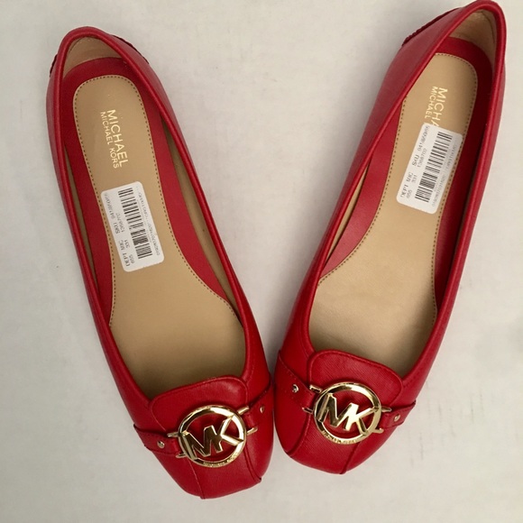 Michael Kors Shoes - Michael Kors red flats